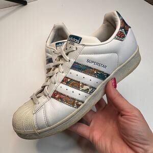 Adidas Superstar Paisley Stripe Sneakers